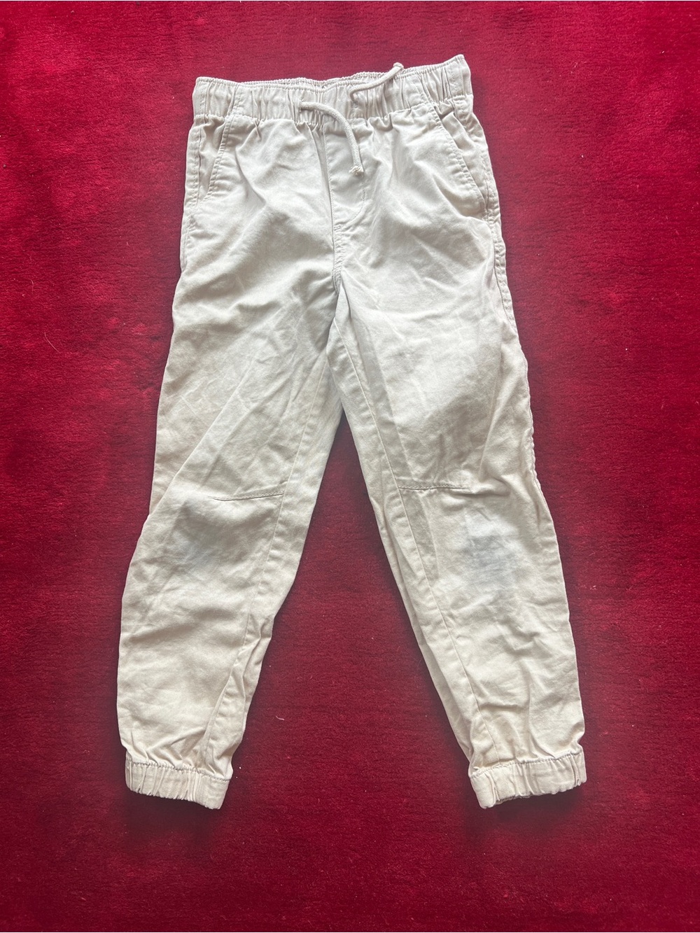 H&M Khaki Boys size 7 Drawstring Joggers